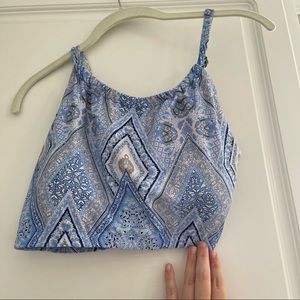 Xhilaration Plus Size Paisley Bikini Top 20W